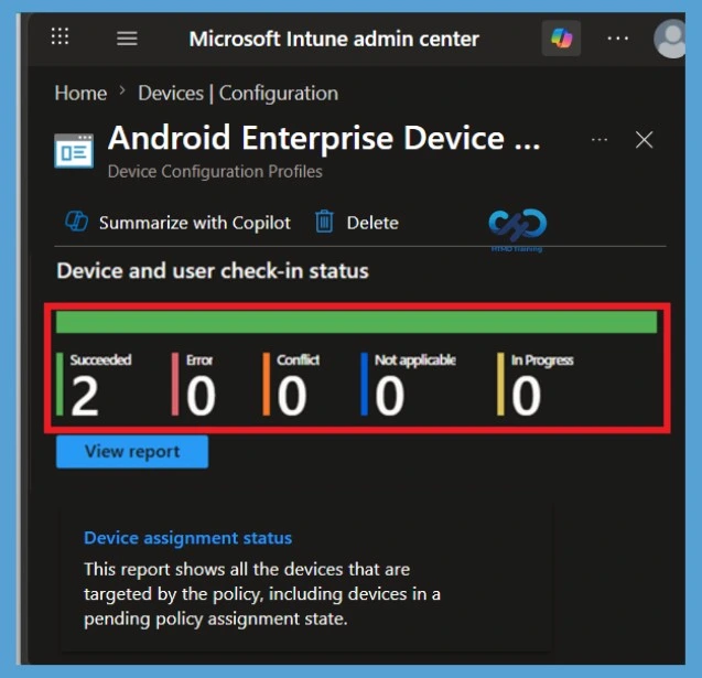 Configure Password Policies for Android Enterprise Work Profile using Intune 34 Configure Password Policies for Android Enterprise Work Profile using Intune - Fig.9