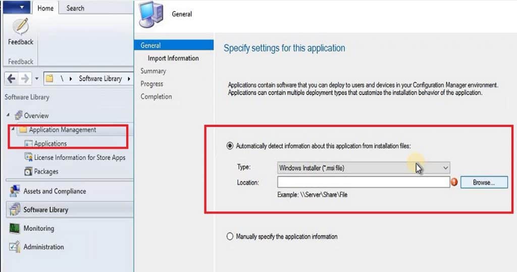 SCCM Configuration Manager Application Creation Deployment Installation | ConfigMgr