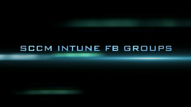 SCCM Intune Facebook Community Growing Strong Microsoft Intune Facebook 11