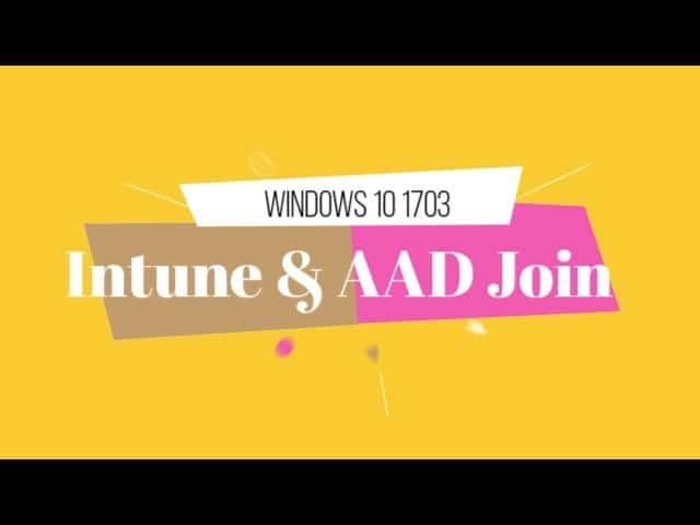 Windows 10 Azure AD Join Automatic Intune Enrollment 4