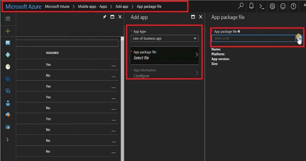 Intune LOB application deployment