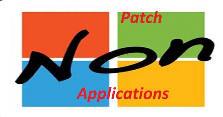 Third-Party Updates Patch NON Microsoft Apps