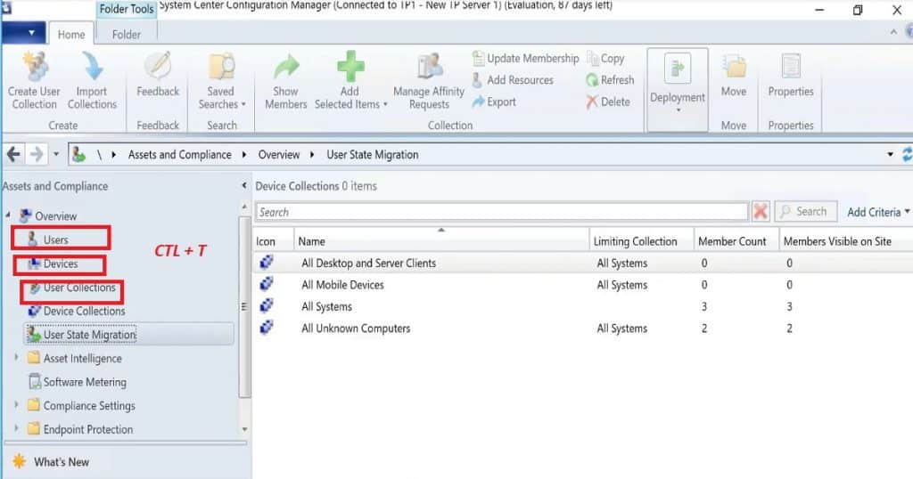 SCCM Keyboard Shortcuts - Fig.2