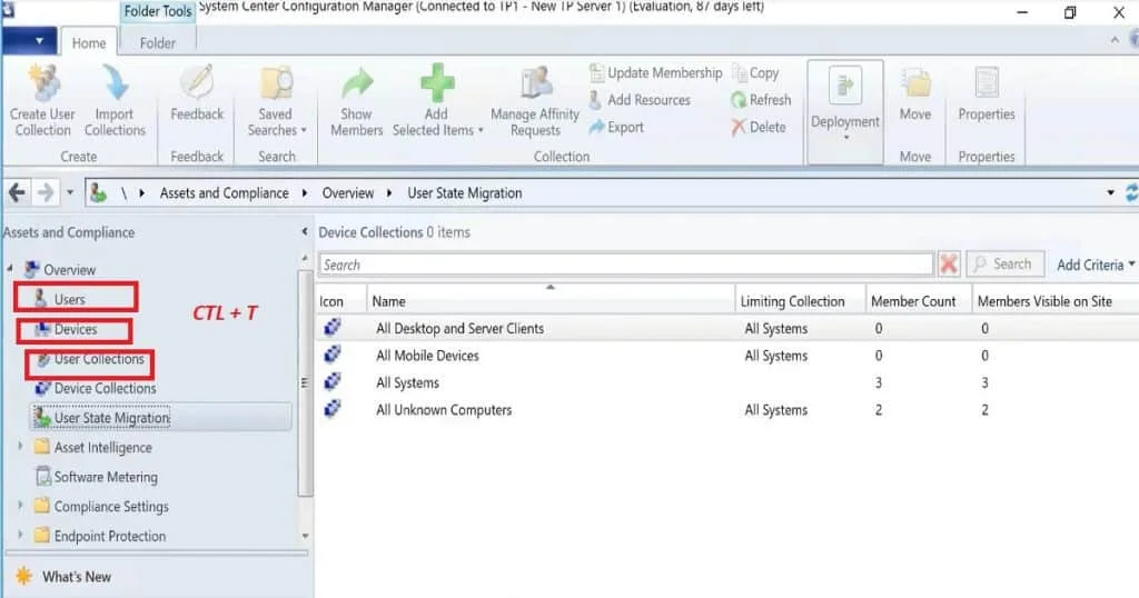 SCCM Keyboard Shortcuts - Fig.2