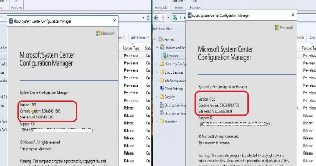 Feature Comparison Video SCCM ConfigMgr CB 1702 VS 1706