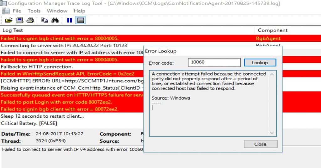 Troubleshoot SCCM CB Fast Channel Notification Issues Troubleshoot SCCM Fast Channel Push Notification Issues Configuration Manager ConfigMgr