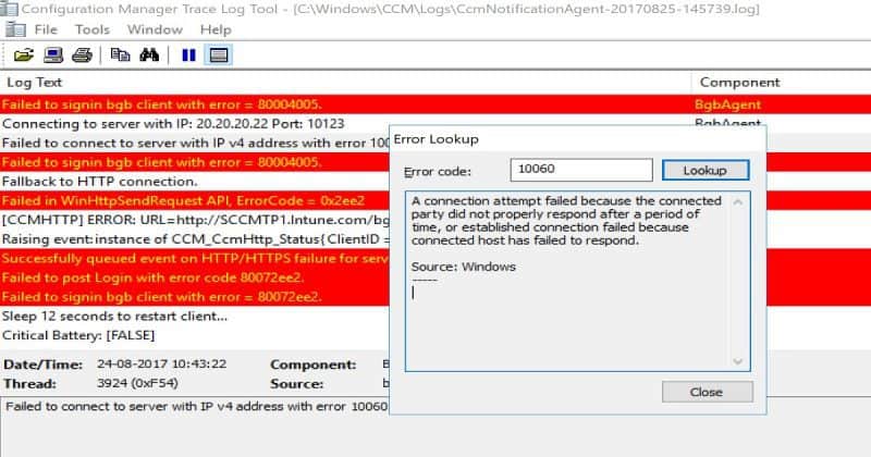 there is one warning firewall is not functioning correctly