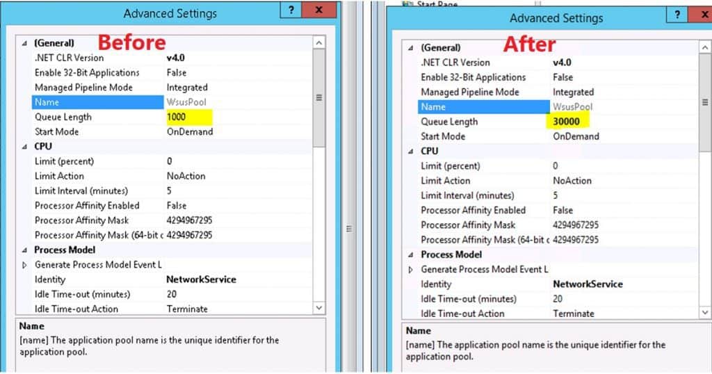 SCCM Best Practices Related to IIS for SCCM SUP WSUS Setup Configuration Manager ConfigMgr