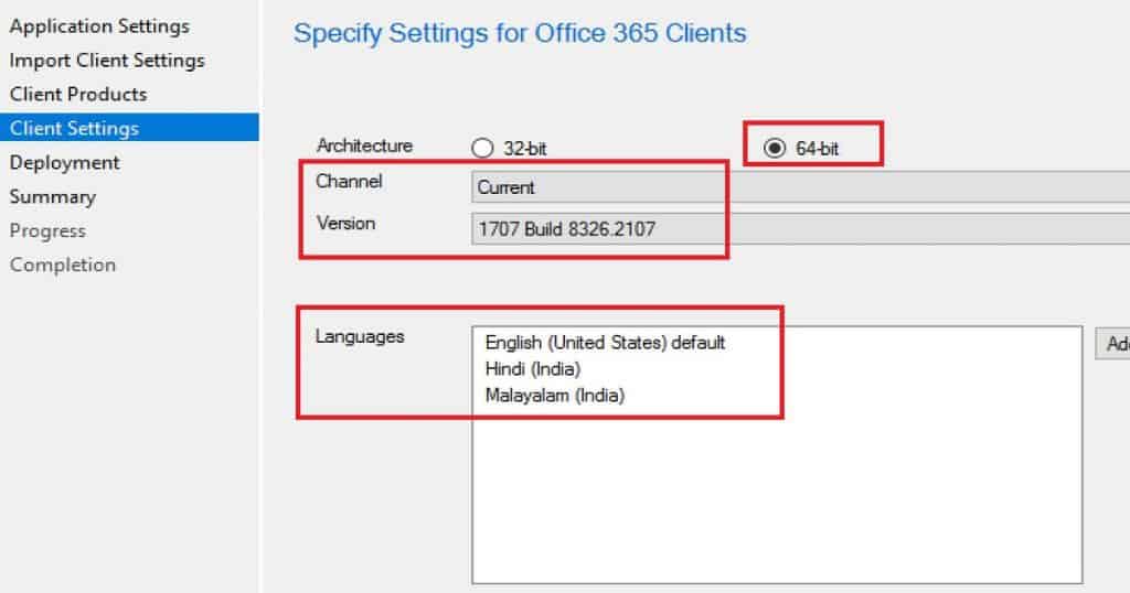 Deploy Office 365 ProPlus Microsoft 365 Apps using SCCM 6