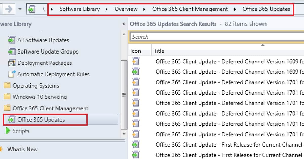 SCCM To Create Deploy Office 365 ProPlus Updates