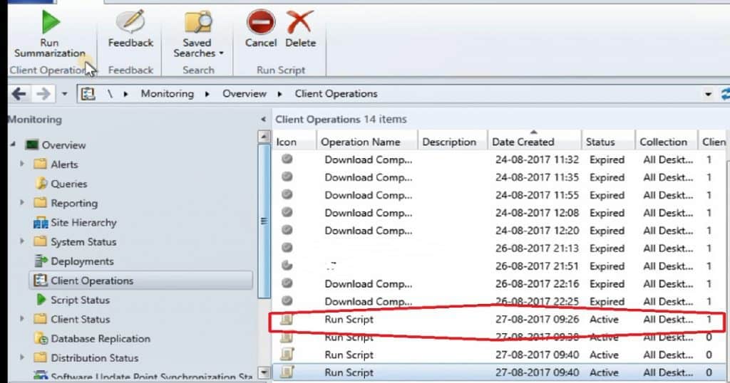 SCCM CB Run PowerShell Script Directly from Collection Configuration Manager ConfigMgr