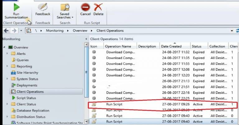 SCCM Run Scripts - Realtime Deployment Options - Anoopcnair.com