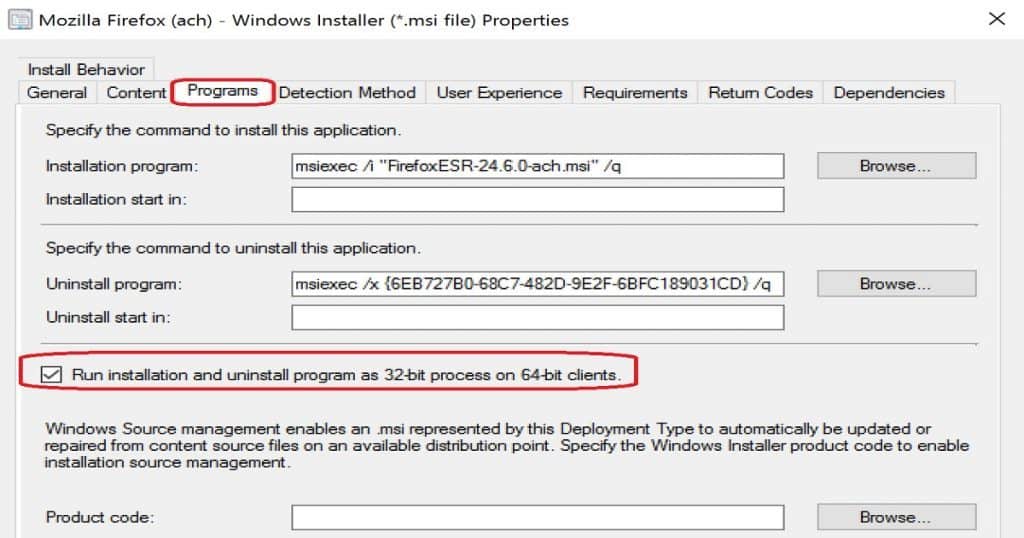 SCCM Package Vs Application 32 Vs 64 Context - Fig.2