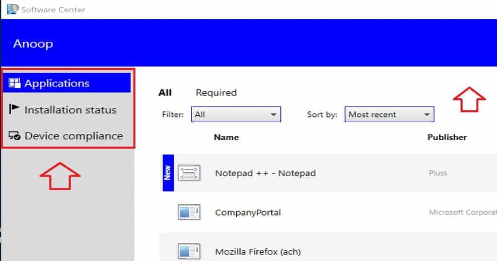 SCCM How to Hide Tabs in New Software Center Customization 4