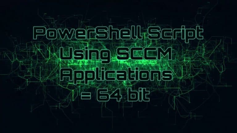 SCCM Package Vs Application 32 Vs 64 Context 9