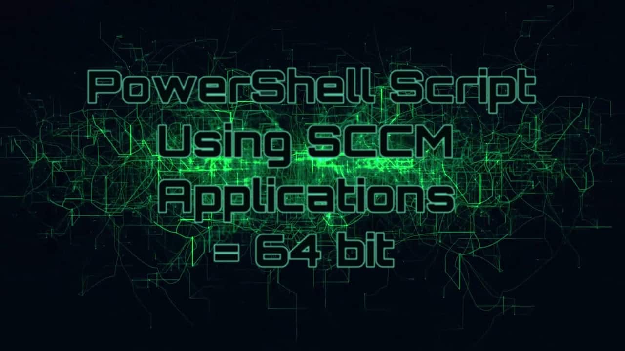 SCCM Package Vs Application 32 Vs 64 Experience
