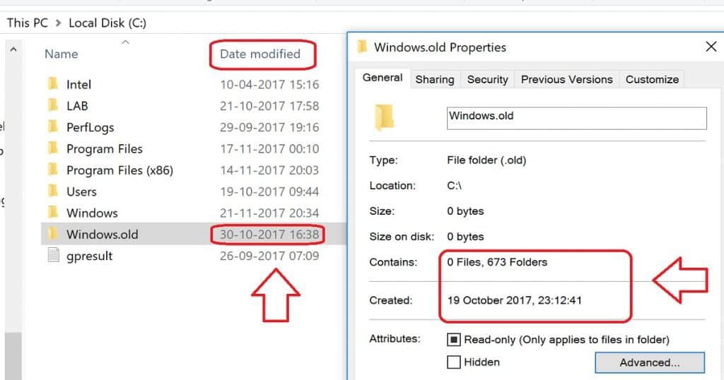 How to Delete Windows.OLD Folder from Windows 10 Device 