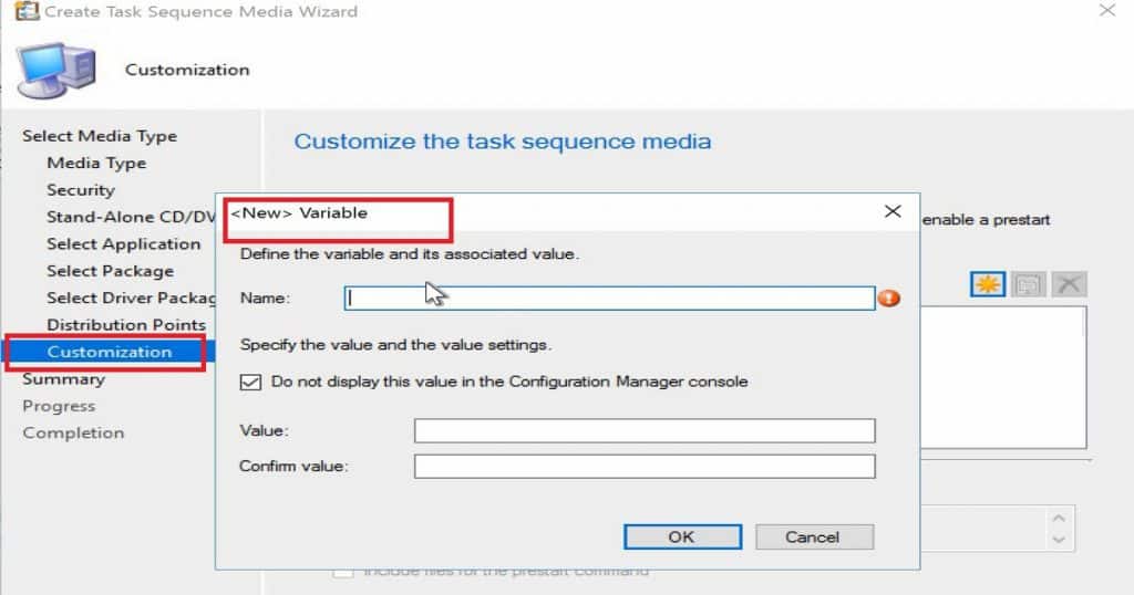 Install Dynamic Applications using SCCM CB Full Standalone Media Configuration Manager