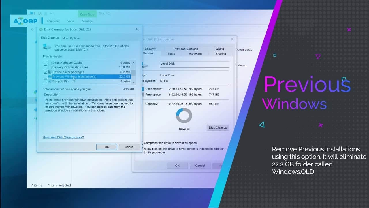 How to delete windows old folder from windows 10 device anoopcnair