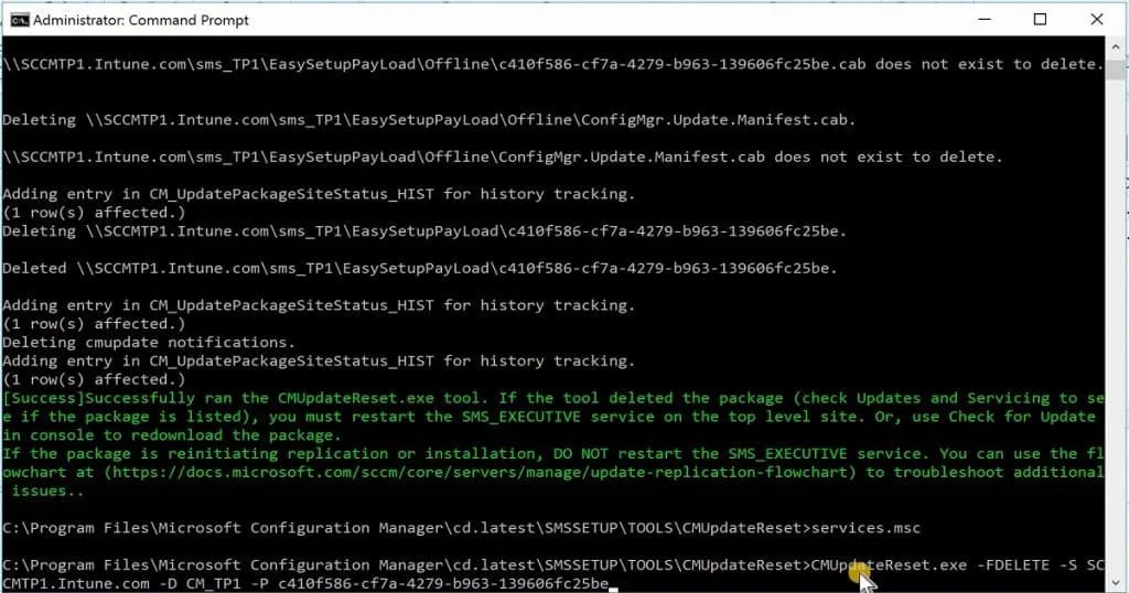 FIX SCCM Update Download Issue with Update Reset Tool 3 FIX SCCM Update Download Issue with Update Reset Tool - Fig.2