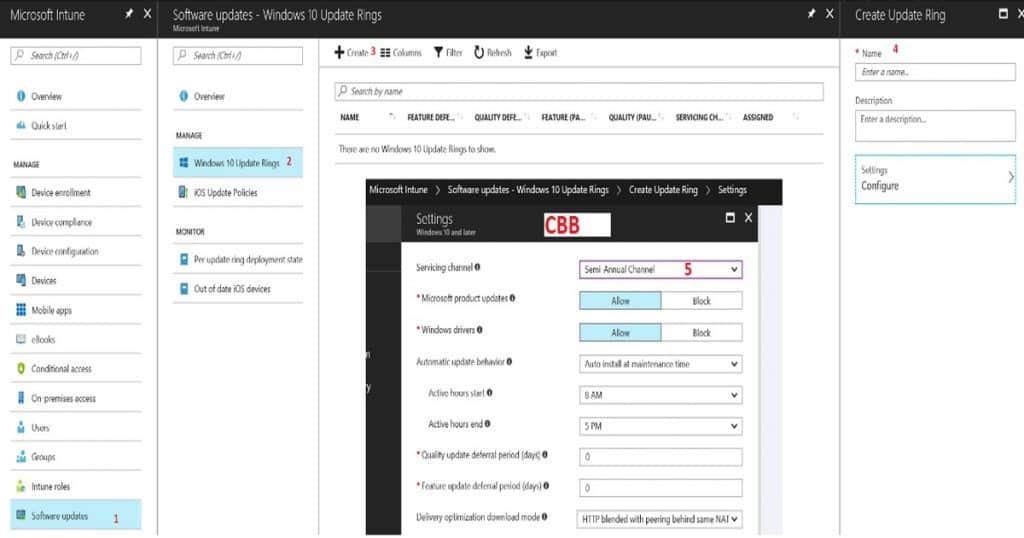 FIX CBB Ring Devices are Getting CB Updates Intune Windows 10 Update Rings - Fig,4