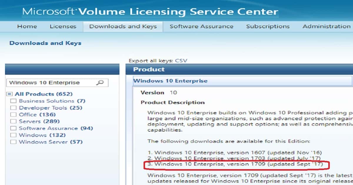 Volume license. Windows License Center. Microsoft Office 2016 Volume License Pack. VLSC. VLSC downloads and Keys link.