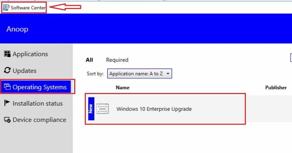 Windows 10 1709 Upgrade Using SCCM Task Sequence