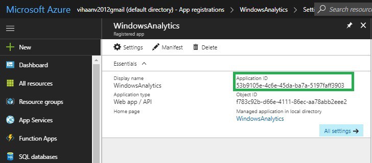 Azure application ID