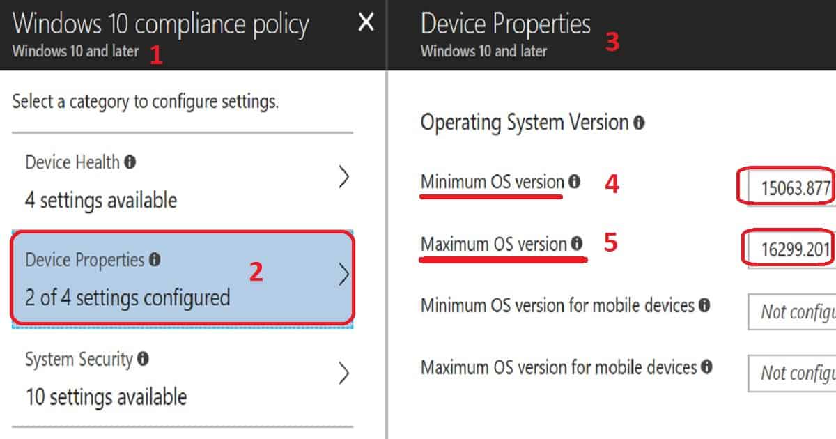 Intune to Restrict NON Patched Windows Devices