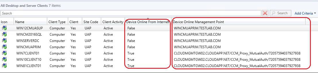 Identify Devices Connected via SCCM CMG - Cloud Management Gateway ConfigMgr