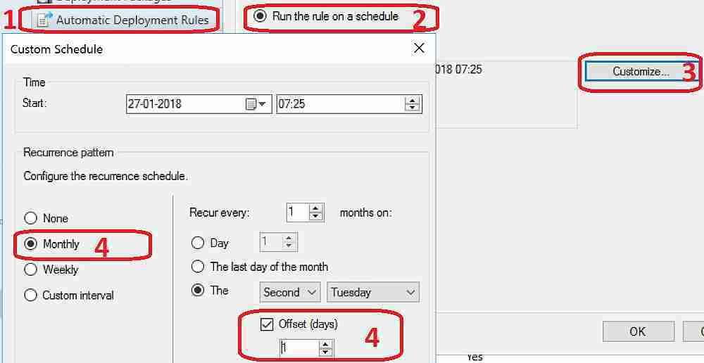 Reassign DPs Offset Days Phased Deployments