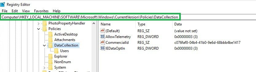 Telemetry Registry