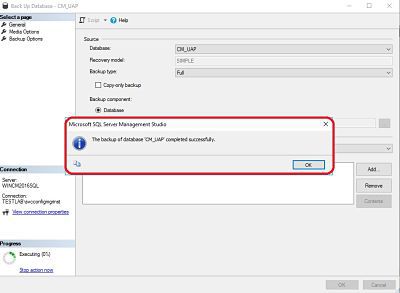 Migrate sccm db