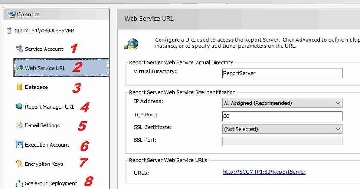 Setup Configure SCCM Reporting Services Point - Fig.1