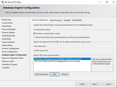 How to Install SQL Server as part SCCM Migration SQL Server - Installation | Part 1 - Fig.9