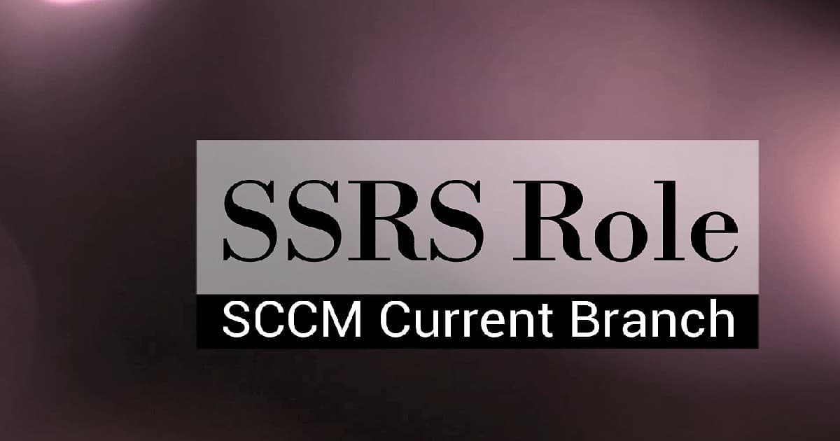 sccm reporting services not working