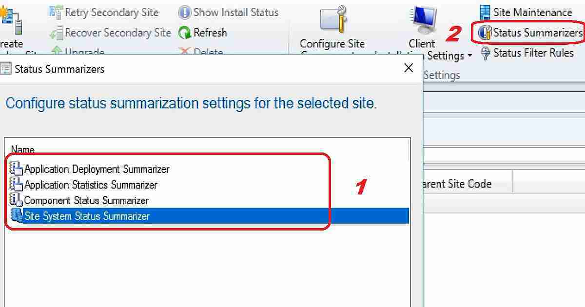 Reset SCCM CB Critical Site Component Status Summarizer Counter ConfigMgr 1 Reset SCCM CB Critical Site Component Status Summarizer Counter ConfigMgr - Fig.1