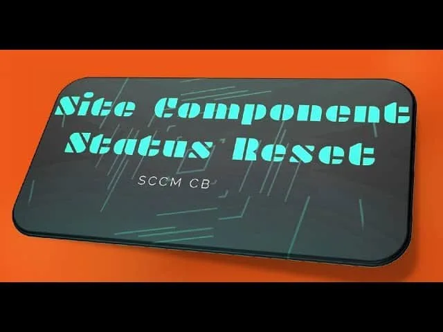 Reset SCCM CB Critical Site Component Status Summarizer Counter ConfigMgr 1