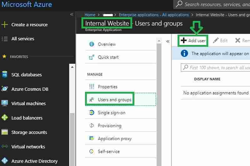 deploy Azure AD Application proxy On-premise