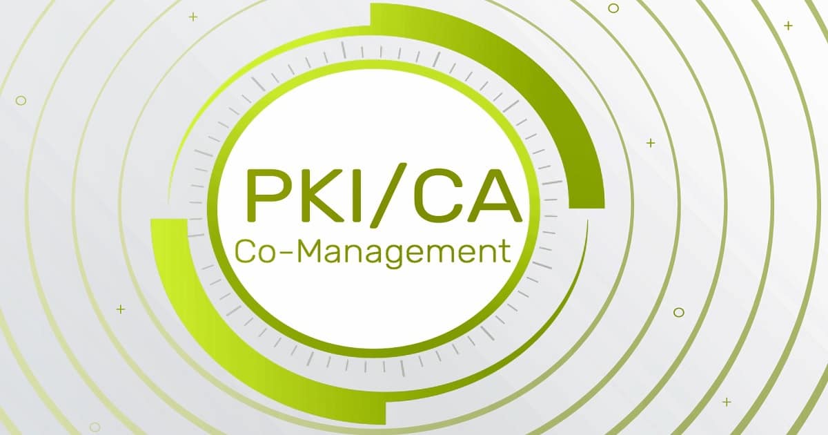 Co-Management PKI CA Setup Certificate