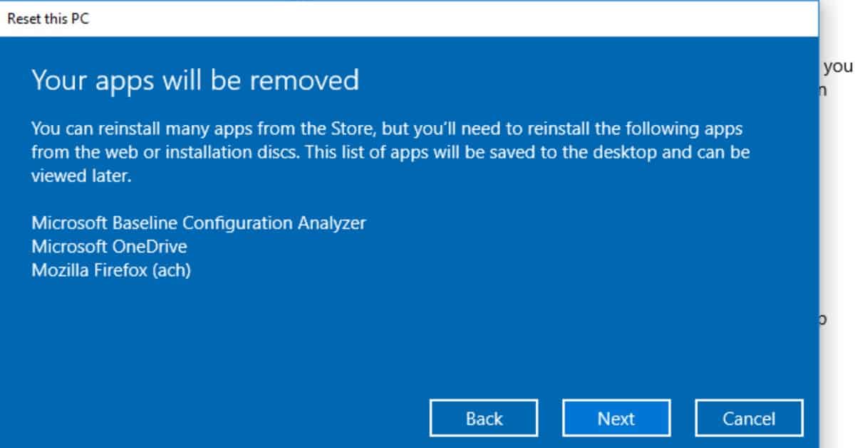 Reset Windows 10 Fix Operating System Related Issues - Fig.2