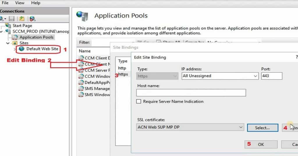 ConfigMgr Setting Up HTTPS MP DP SUP SCCM Site Systems For Co ...