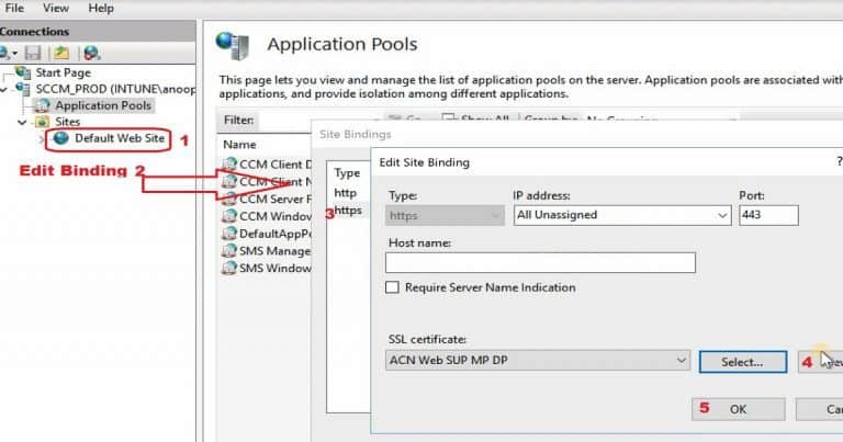 ConfigMgr Setting Up HTTPS MP DP SUP SCCM Site Systems For Co ...