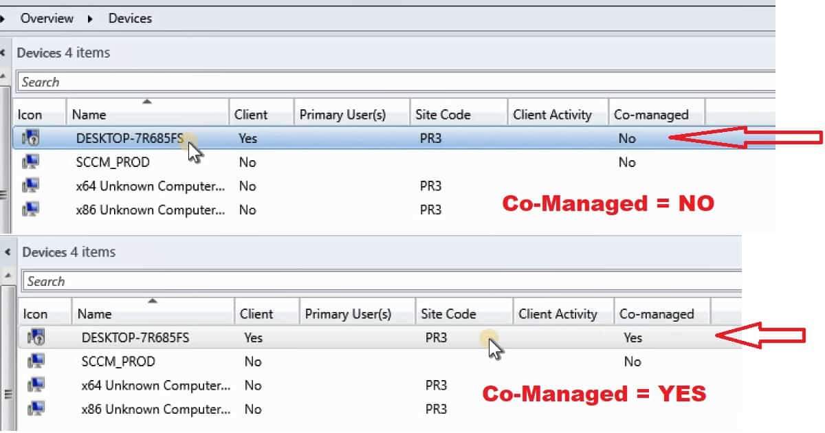 End User Experience of Windows 10 Co-Management