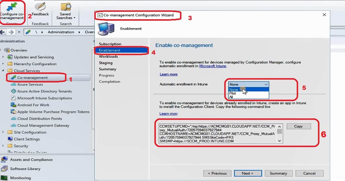 How to Setup SCCM Co-Management to Offload Workloads to Intune - Fig.5