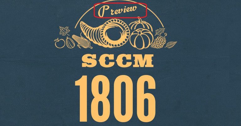 SCCM TP 1806 Upgrade