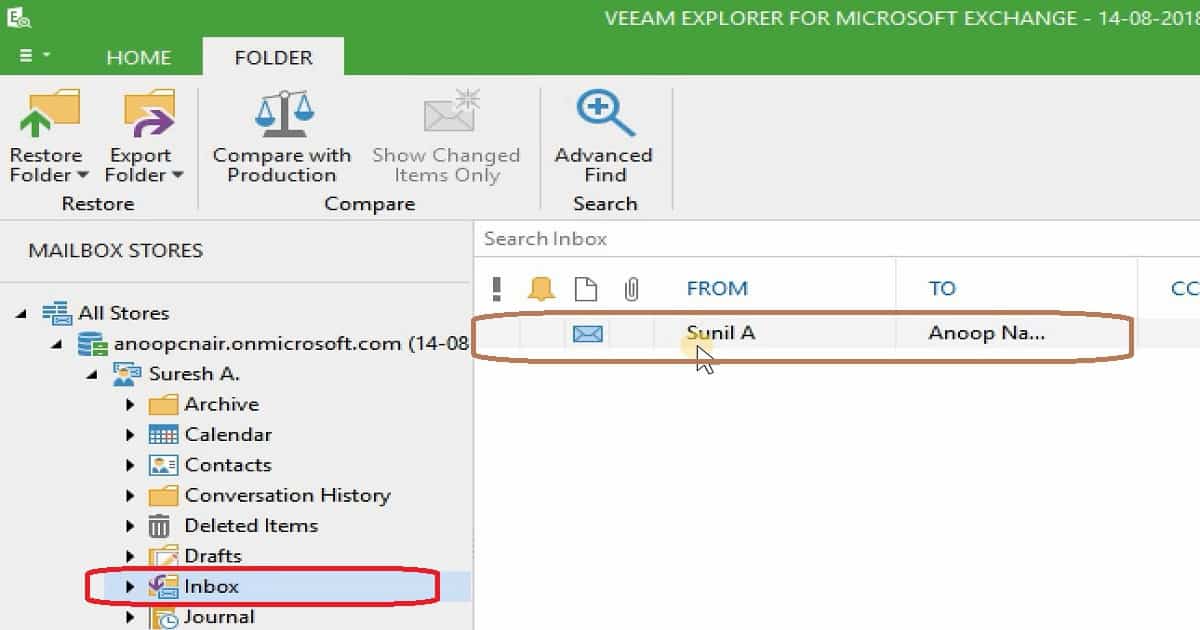 Recover Email OneDrive SharePoint Data with Veeam Backup O365 - Fig.1