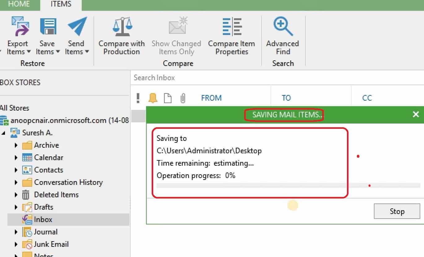 Recover Email OneDrive SharePoint Data with Veeam Backup O365 - Fig.3