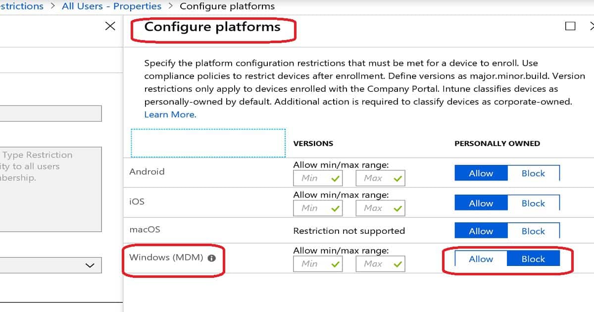 How To Restrict Windows 10 Devices Accessing Mail Via Microsoft Intune
