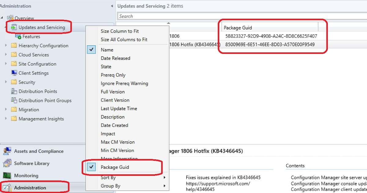 SCCM 1806 Known Issues